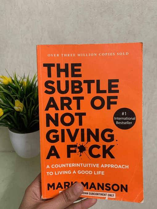 book subtle art of not giving a fuck