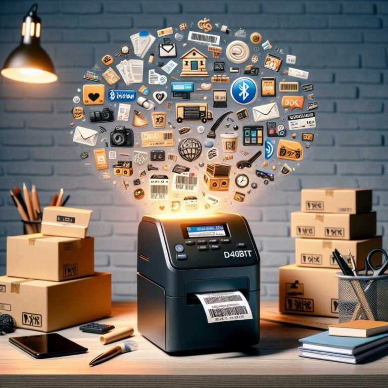 The Ultimate Review: D450BT Bluetooth Thermal Label Printer 4×6 – The Space-Saving Shipping Solution for Small Businesses
