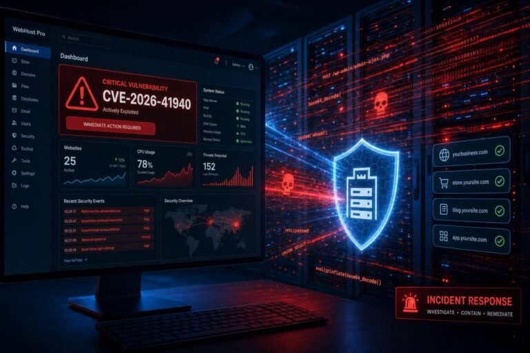 Active Exploitation of cPanel/WHM Vulnerability (CVE-2026-41940): What Web Hosts and Site Owners Must Do Now