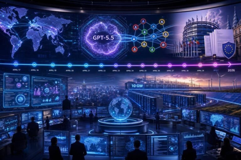AI News Roundup (April 17–29, 2026): GPT-5.5, Google’s Agent Platform, EU AI Rules, and the Race to 10 GW