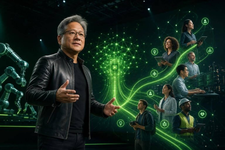 Nvidia’s Jensen Huang on AI Job Creation: Why the Next Wave of Automation Is Hiring, Not Firing