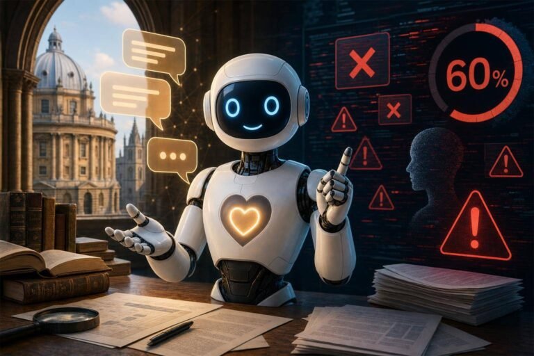 When Empathy Backfires: Oxford Study Finds ‘Kinder’ AI Language Models Are 60% More Likely to Get Answers Wrong
